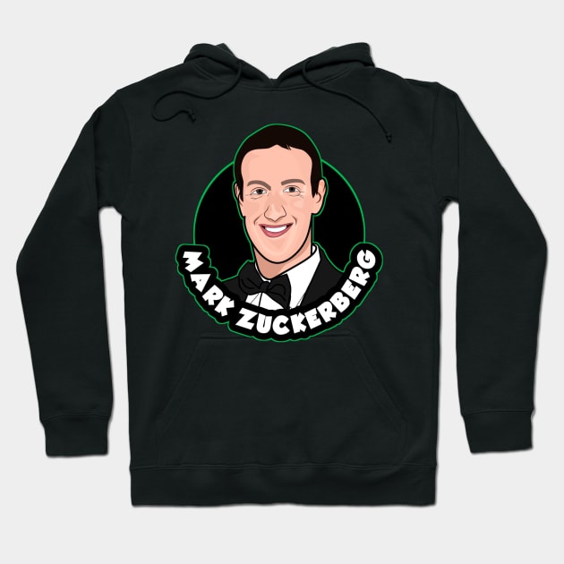 Cartoon Mark Zuckerberg Hoodie by HAN_Vec